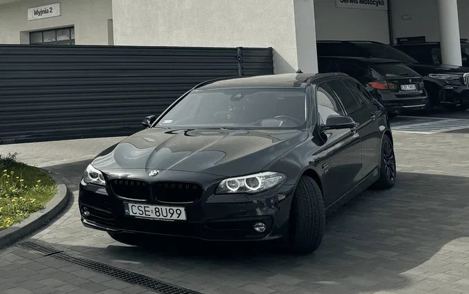 BMW Seria 5 cena 97000 przebieg: 139879, rok produkcji 2016 z Chojnice małe 232